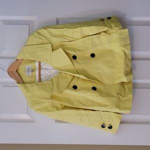 Banana Republic Yellow Blazer XS